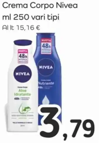 Famila Crema Corpo Nivea ml 250 vari tipi offerta