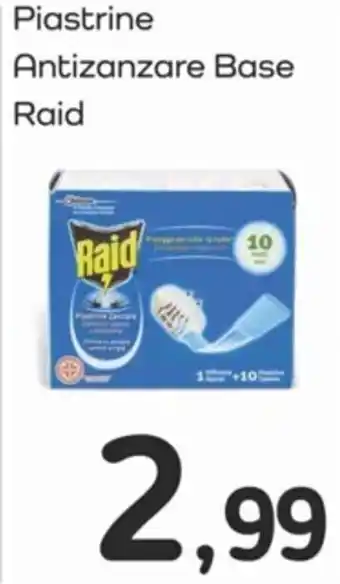 Famila Piastrine Antizanzare Base Raid offerta