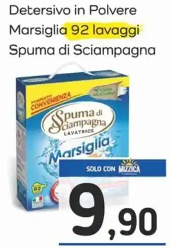 Famila Detersivo in Polvere Marsiglia 92 lavaggi Spuma di Sciampagna offerta