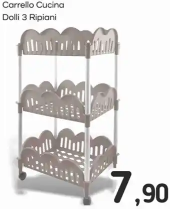 Famila Carrello Cucina Dolli 3 Ripiani offerta