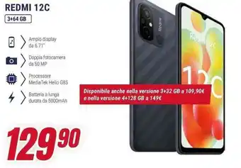 Trony XIAOMI REDMI 12C 3+64GB offerta
