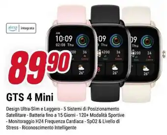 Trony AMAZFIT GTS 4 Mini offerta