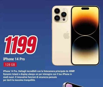 Trony iPhone 14 Pro 128GB offerta