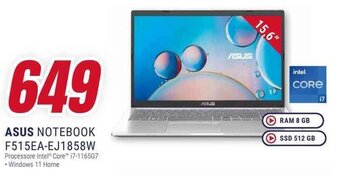 Trony ASUS NOTEBOOK F515EA-EJ1858W offerta