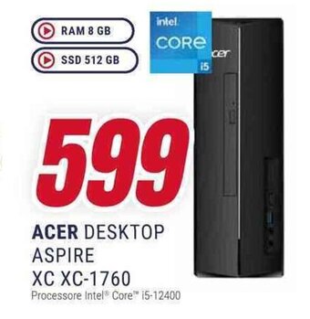 Trony ACER DESKTOP ASPIRE XC XC-1760 offerta