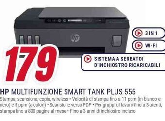 Trony HP MULTIFUNZIONE SMART TANK PLUS 555 offerta