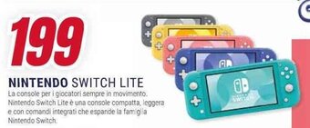 Trony NINTENDO SWITCH LITE offerta