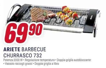 Trony ARIETE BARBECUE CHURRASCO 732 offerta