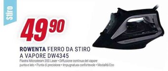 Trony ROWENTA FERRO DA STIRO A VAPORE DW4345 offerta