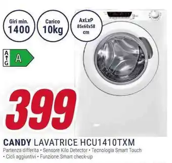 Trony CANDY LAVATRICE HCU1410TXM offerta