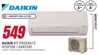 DAIKIN KIT PROERA12 ATXF35E / ARXF35E