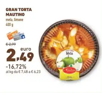 GRAN TORTA MAUTINO mela, limone 400 g