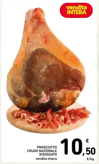 Spazio Conad PROSCIUTTO CRUDO NAZIONALE DISOSSATO offerta