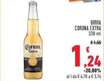 Conad City BIRRA CORONA EXTRA 330 ml offerta