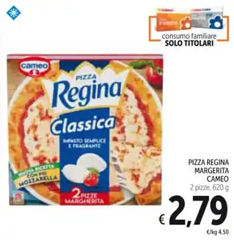 Spazio Conad PIZZA REGINA MARGERITA CAMEO 2 pizze, 620 g offerta