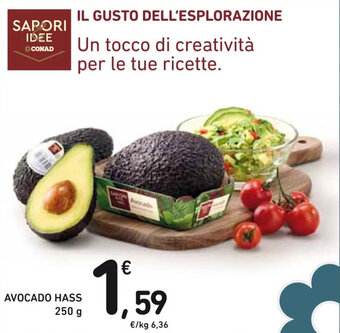 Spazio Conad AVOCADO HASS 250 g offerta