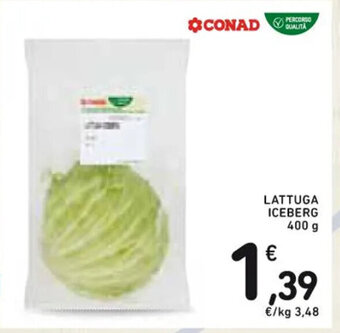 Spazio Conad LATTUGA ICEBERG 400 g offerta