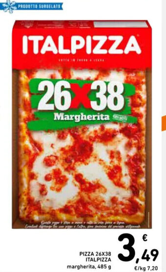 Spazio Conad PIZZA 26X38 ITALPIZZA margherita, 485 g offerta