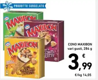Spazio Conad CONO MAXIBON vari gusti, 284 g offerta