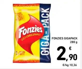 Spazio Conad FONZIES GIGAPACK 280 g offerta