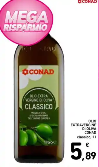 Spazio Conad OLIO EXTRA VERGINE DI OLIVA CONAD 1 l offerta