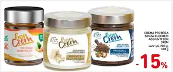 Spazio Conad CREMA PROTEICA SENZA ZUCCHERI AGGIUNTI BON CREM 200/300 g offerta