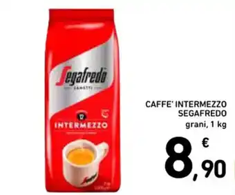 Spazio Conad CAFFE' INTERMEZZO SEGAFREDO grani, 1 kg offerta