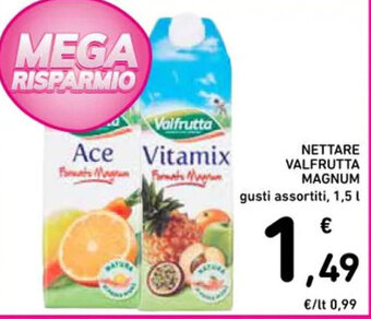 Spazio Conad NETTARE VALFRUTTA MAGNUM gusti assortiti, 1,5 l offerta