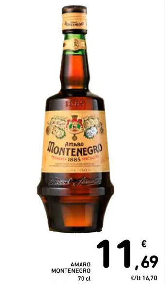 Spazio Conad AMARO MONTENEGRO 70 cl offerta