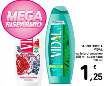 Spazio Conad BAGNO DOCCIA VIDAL 500 ml offerta
