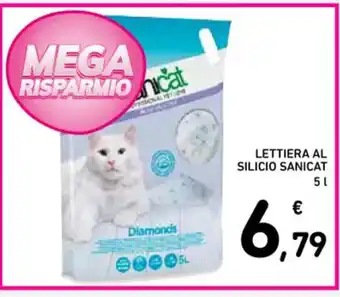 Spazio Conad LETTIERA AL SILICIO SANICAT 5 l offerta