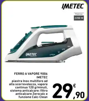 Spazio Conad IMETEC FERRO A VAPORE 9006 offerta