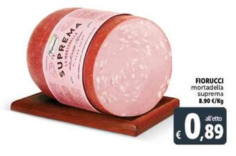 Deco Supermercati FIORUCCI mortadella suprema offerta