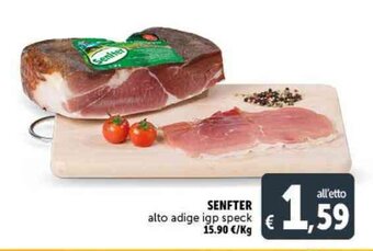 Deco Supermercati SENFTER alto adige igp speck offerta