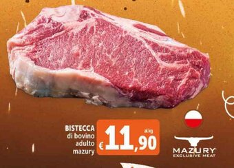 Deco Supermercati BISTECCA di bovino adulto mazury offerta