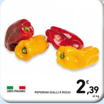 Spazio Conad PEPERONI GIALLI E ROSSI offerta