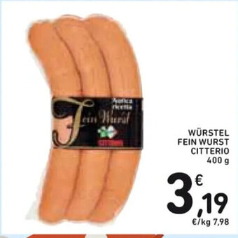 Spazio Conad WÜRSTEL FEIN WURST CITTERIO 400 g offerta