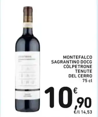 Spazio Conad MONTEFALCO SAGRANTINO DOCG COLPETRONE TENUTE DEL CERRO 75 cl offerta