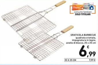Spazio Conad GRATICOLA BARBECUE 25 x 25 cm offerta