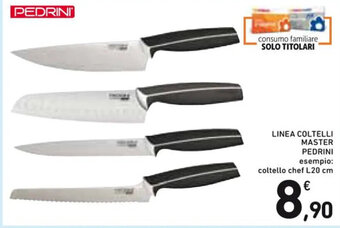 Spazio Conad LINEA COLTELLI MASTER PEDRINI L20 cm offerta