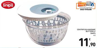 CENTRIFUGA MADAME BUTTERFLY SNIPS 4 L