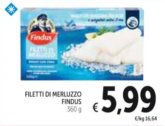 Spazio Conad FILETTI DI MERLUZZO FINDUS 360 g offerta