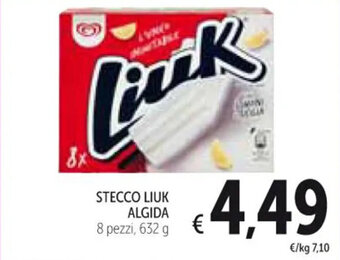 Spazio Conad STECCO LIUK ALGIDA 8 pezzi, 632 g offerta