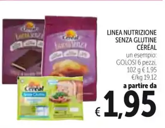 Spazio Conad LINEA NUTRIZIONE SENZA GLUTINE CÉRÉAL 102 g offerta
