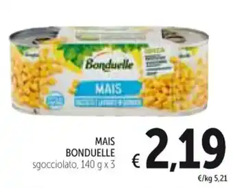 Spazio Conad MAIS BONDUELLE sgocciolato, 140 g x 3 offerta
