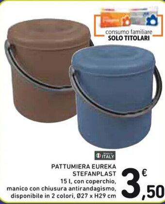 Spazio Conad PATTUMIERA EUREKA STEFANPLAST offerta