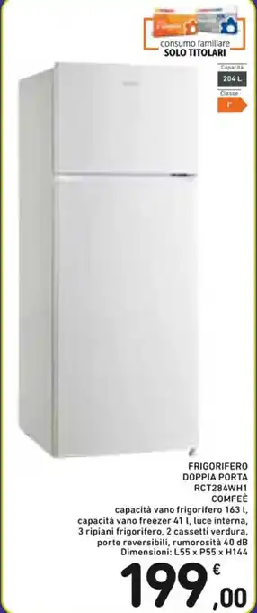 Spazio Conad FRIGORIFERO DOPPIA PORTA RCT284WH1 COMFEE offerta