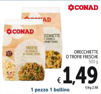 ORECCHIETTE O TROFIE FRESCHE 500 g