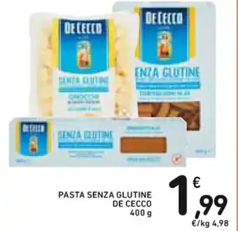 Spazio Conad PASTA SENZA GLUTINE DE CECCO 400 g offerta