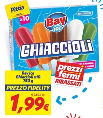 Iper Super Conveniente Bay Ice Ghiaccioli x10 750 g offerta